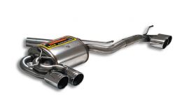 Supersprint  Rear exhaust Right OO 80 + Left OO 80.  BMW E87 130i (265 - 258 Hp) 2006  2012
