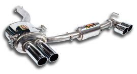 Supersprint   Rear exhaust "Power loop design" Right OO80 + LeftOO80  BMW E60 / E61 525i (218 Hp) (Sedan + Touring) '05 –›