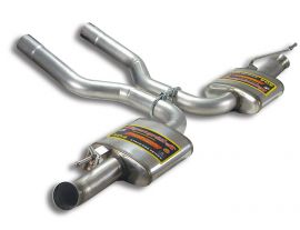 Supersprint  Rear exhaust Right + Left "Racing"   PORSCHE 957 CAYENNE Turbo / Turbo S 4.8i V8 (500 Hp - 550 Hp) 2007  2010