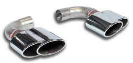 Supersprint  Endpipe kit 2 exit Right- 2 exit Left 145x95 (Merged oval)  PORSCHE 958 CAYENNE S 4.8i V8 (400 Hp) 2010  