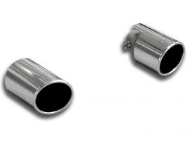 Supersprint Oval endpipe kit Right + Left 145 x 95. AUDI A3 8P 1.9 TDi (105 Hp) '03 '09
