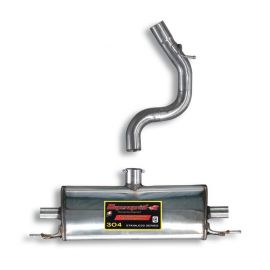 Supersprint  Rear exhaust Right - Left AUDI TT Mk2 QUATTRO Coupe/Roadster 2.0 TDi (170 Hp) '09  