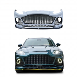 Aston Martin DBX Carbon Fiber Front Lip Bumper With Grille