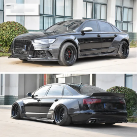 Audi A6 RS6 Front Rear Wide Fender Body Kit