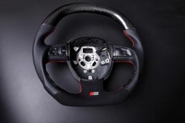 AUDI carbon fiber enhanced - custom steering wheel 