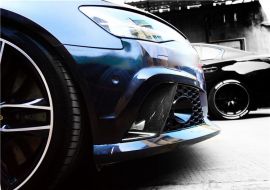 Audi RS6 Avant Carbon Fiber Front Lip Splitter Side Caps
