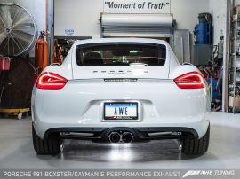 AWE PERFORMANCE EXHAUST FOR PORSCHE 981 CAYMAN S