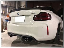 BMW 2 Series F22 M2 2015 Carbon Fiber Trunk Spoiler