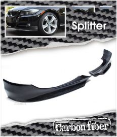 BMW 3-Series E90 E91 Carbon Fiber Front Bumper Splitters