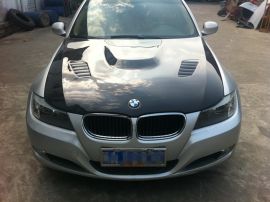 BMW 3 Series 4DR E90 Carbon Fiber Hood Bonnet