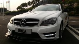 BOCA DesIGN Styling Hood Carbon Fibre Mercedes Benz W204 