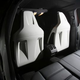 BOCA Design White seat covers for Mercedes Benz C63 AMG Sedan pre-facelift