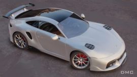 DMC Porsche 992 Turbo S Forged Carbon Fiber Wing Spoiler