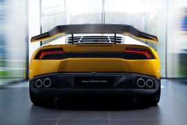Lamborghini Huracan Carbon fiber Rear wing with carbon base