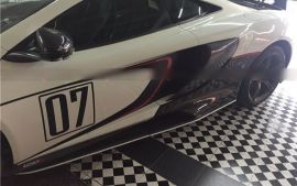 McLaren 650S Carbon Fiber Side Intake Tuning Vanes Replacement