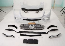 Mercedes-Benz GLC-CLASS X253 convert to GLC63 front bumper rear bumper with exhaust tips body kits 