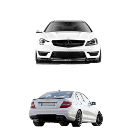 Mercedes-Benz C-class W204 C63 body kit Front Grille side skirts rear bumper front bumper