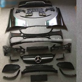 Mercedes-Benz C-class W205 Upgrade C63 body kit rear bumper 2014-2016