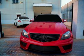 Mercedes-Benz C63 AMG Black Series style body kit for Pre-facelift W204