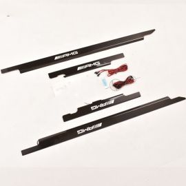 Mercedes-Benz G-class W463 door sill pedal black side panel rail footboard cover with led light body kits