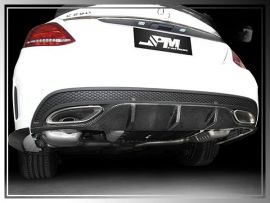 Mercedes Benz W205 C-Class Carbon Fiber Rear Bumper