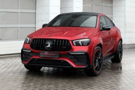 TOP CAR Mecedes- Benz GLE Coupe INFERNO bright red