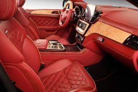 TOP CAR Mercedes GLE Coupe INFERNO, Red Crocodile Interior 