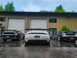 Porsche Boxster and Cayman Outside USA 718 GT4 BOLT ON CARBON FIBER WING 2020